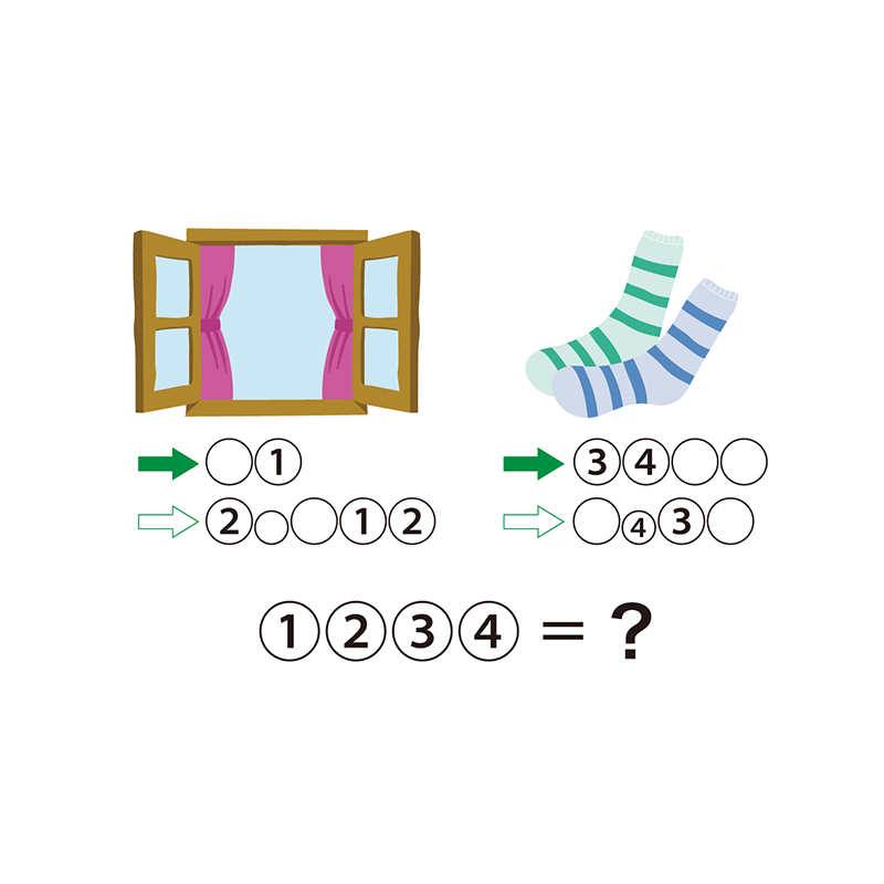 例題12：イラストを複数の言葉に（P146） 同じイラストから複数の言葉を導く謎