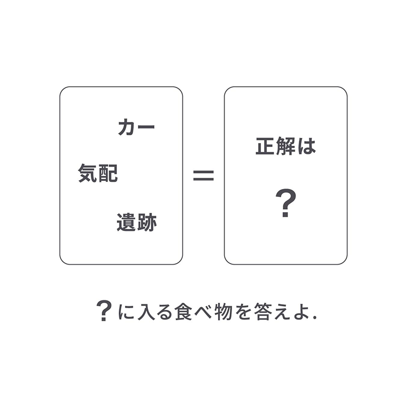 例題4：文字構成（P.74）　構成要素が同じ文字列を考える謎
